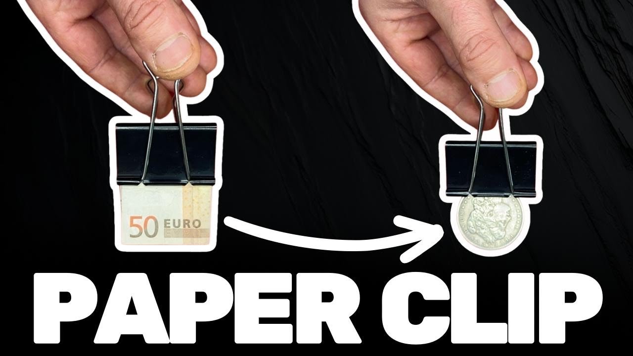 SIMPLE PAPERCLIP MAGIC TRICK YOU CAN DO TOO 🪄 #magic #tricks #tutorial