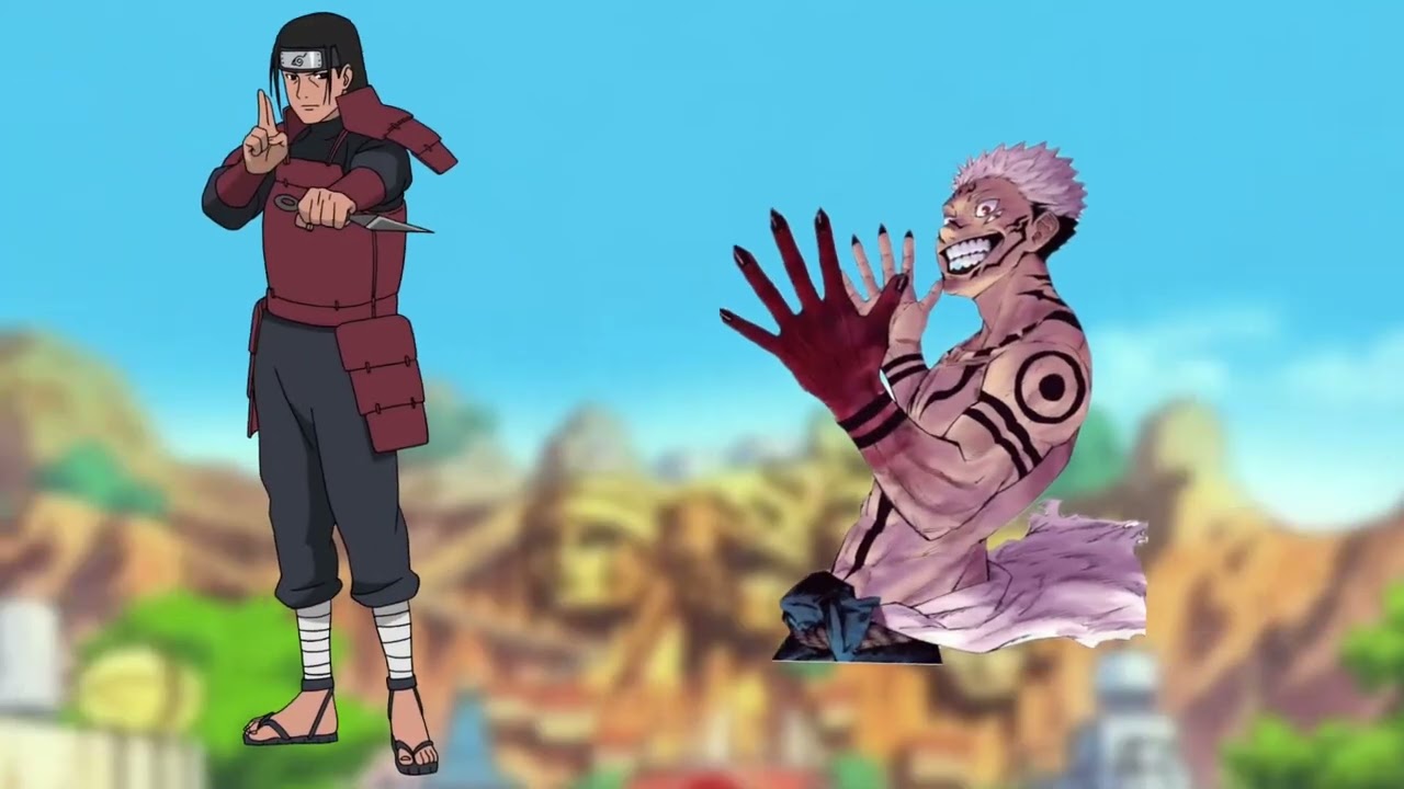 | yuji 🆚 itachi | hashirama 🆚 sukuna | madara 🆚 gojo |