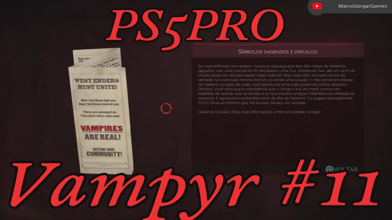 Vampyr #11- Dr Swansea e Lady Ashbury. Cemitério Stonebridge e Dorothy merece vingança PS5 PRO