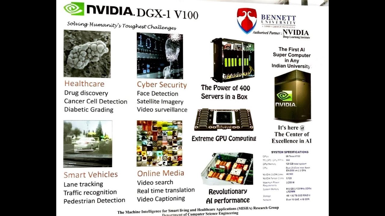 Step by step Guide to setup NVIDIA DGX GPU (DGX-1 V100) at Bennett University | Jaya Gupta