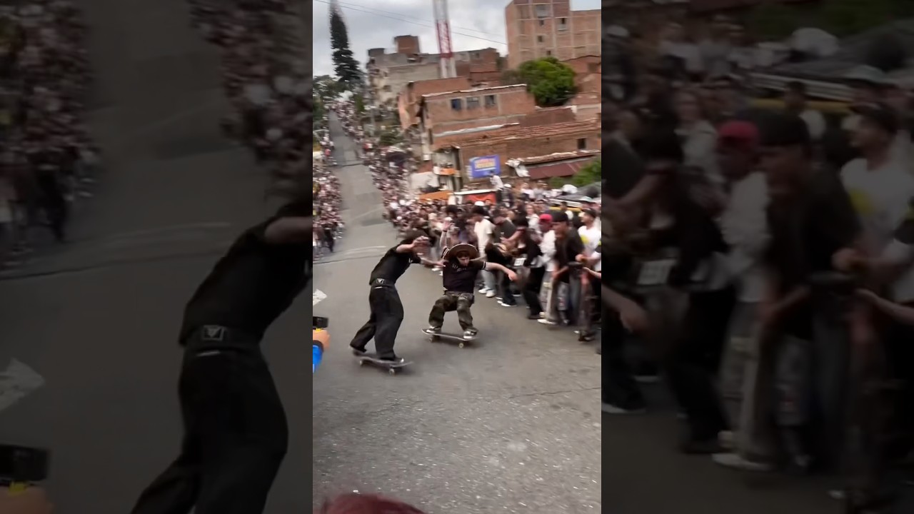 Downhill Skateboarding Battle Ends in Dramatic Turn