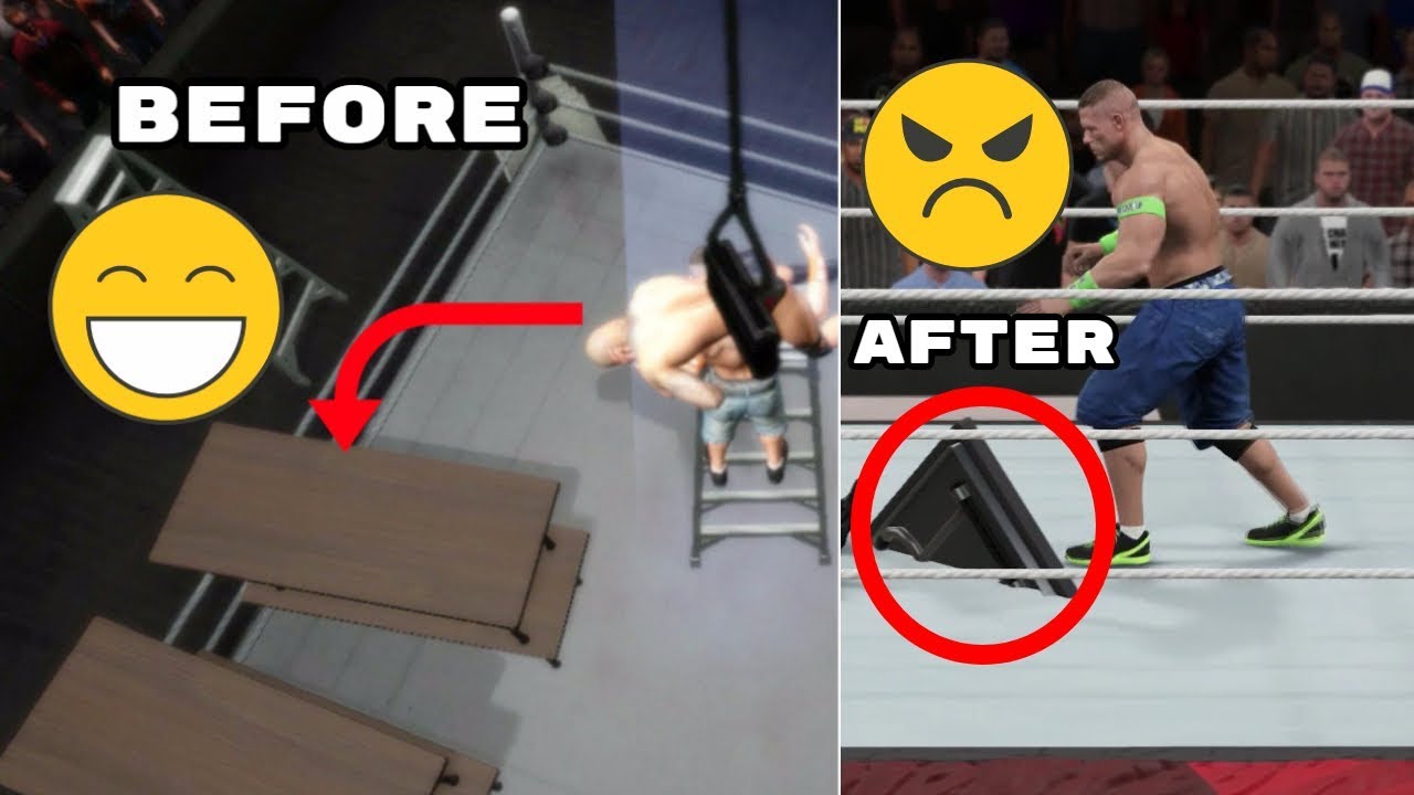 The De-Evolution Of Weapons Physics In WWE Games