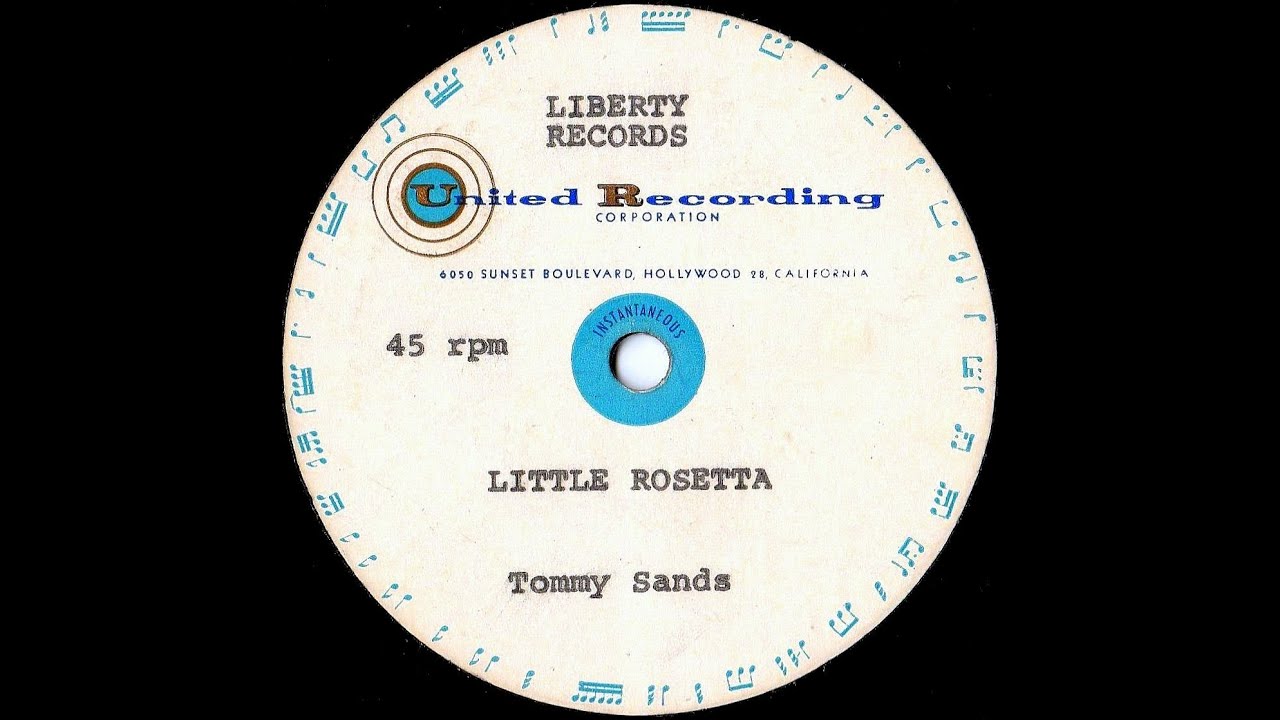 Tommy Sands - LITTLE ROSITA (United Recording)  (1965)