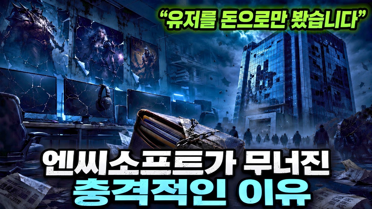 &ldquo;유저를 돈으로만 봤습니다&rdquo; 엔씨소프트가 무너진 충격적인 이유