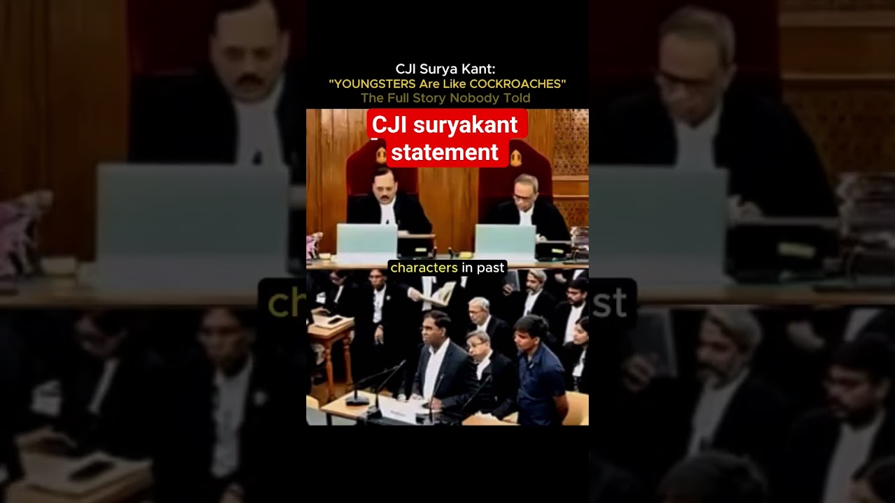cji suryakant full statement #trending #cji #cockroach