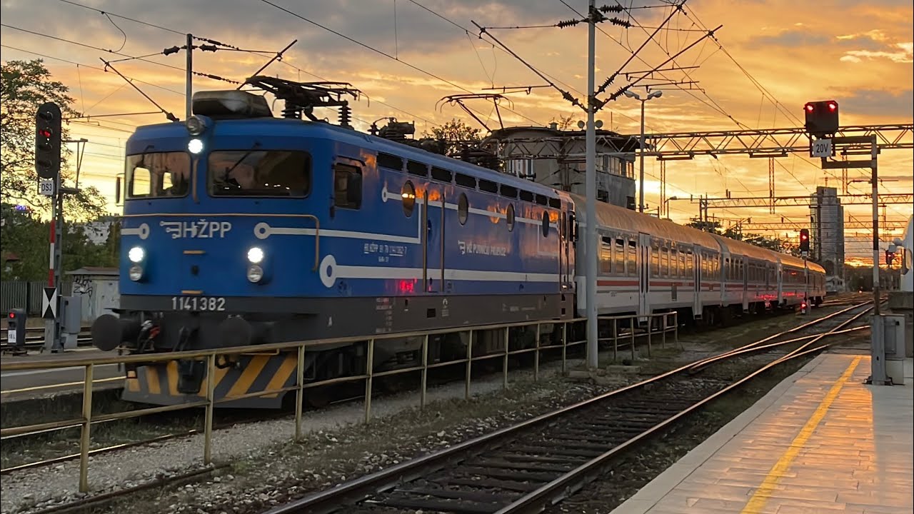 Vlakovi na Glavnom kolodvoru///Trains in Zagreb Glavni kolodvor, October 2022.