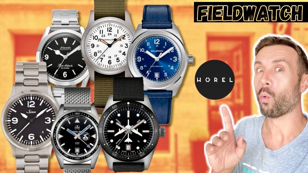 HOREL: Sélection 10 montres FIELDWATCHES à la boutique ! SINN, HAMILTON, WOLBROOK, OW, NIVADA…