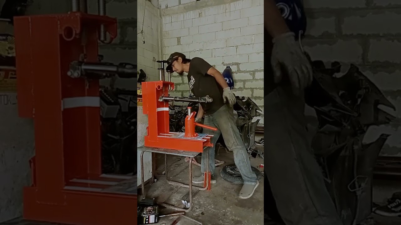 pres segi tiga beat pake alat prodak bjm teknik tegal