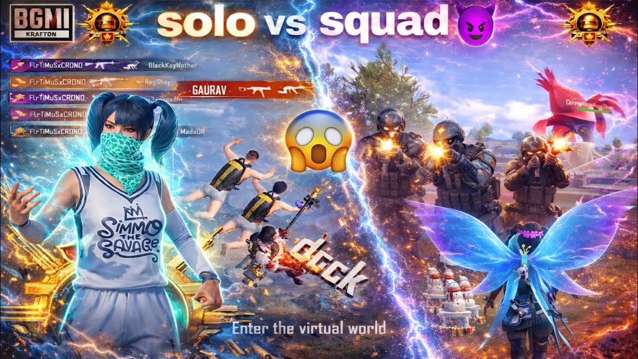 Solo Player Ka Gussa 😈 | 1v4 Squad Wipe | BGMI #bgmi #myfirstvideo 
