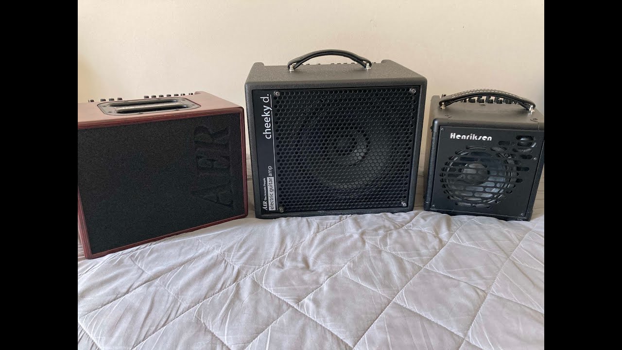 Jazz Guitar Amp Comparison (AER Compact 60, Cheeky d, Henriksen Bud 6)