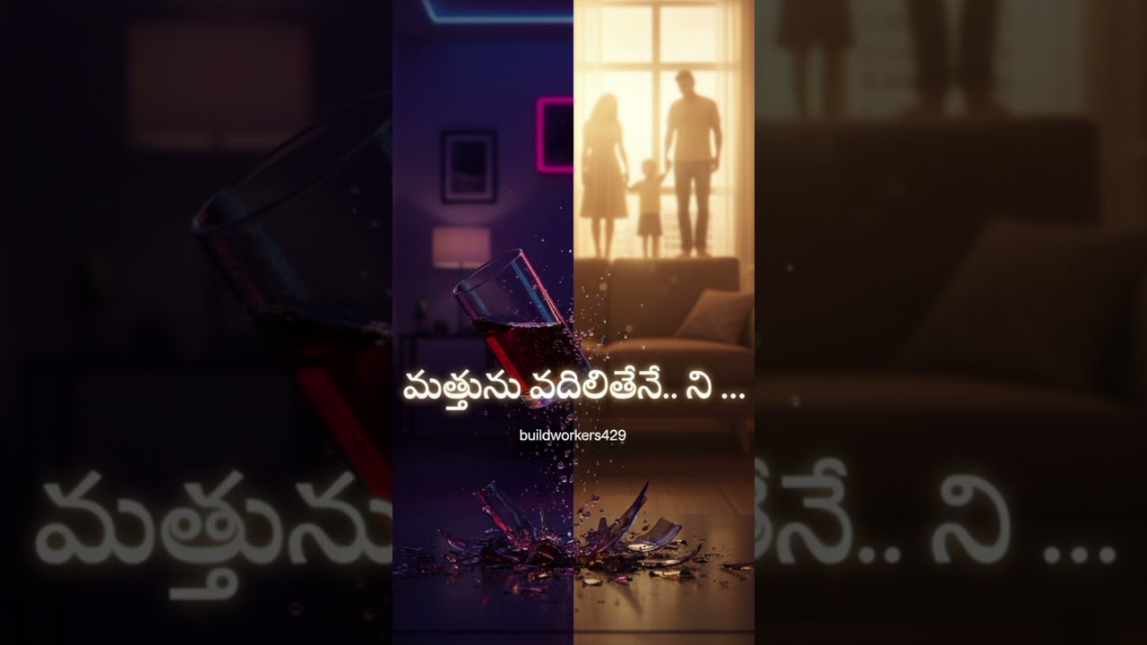 మత్తును వదిలితేనే.. నీ ఇంట్లో వెలుగులు.. నిజమైన సంతోషం..folk song
