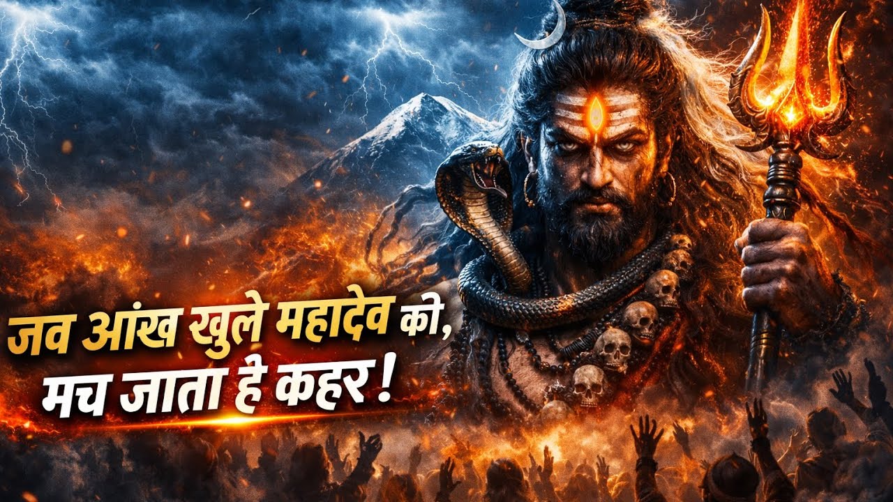 जब आंख खुले महादेव की, मच जाता है कहर | जय महाकाल | Har Har Mahadev 🔥 2026