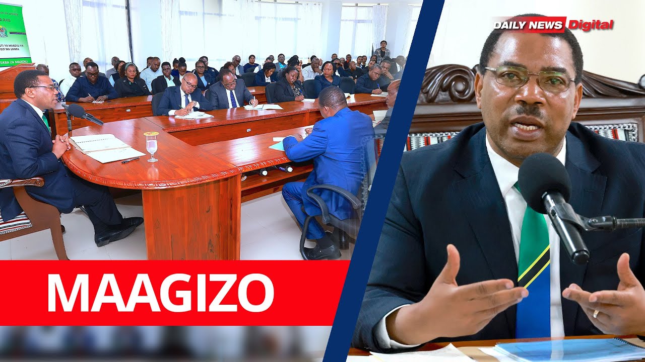 🔴 LIVE: KIKAO CHA WAZIRI MKUU NA VIONGOZI NA WATENDAJI WA SEKRETARIETI YA MAADILI