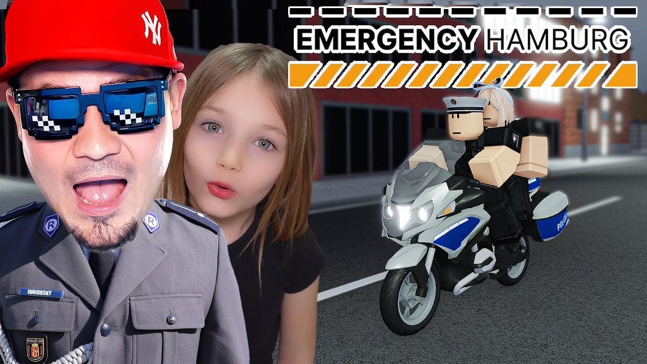🚑 GRAMY JAKO POLICJA Z LARĄ! *Aktualizacja* | Roblox Emergency Hamburg