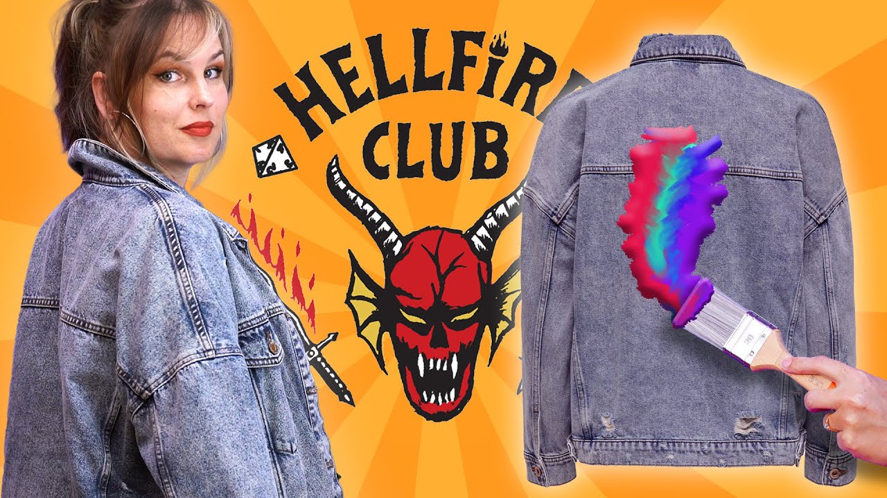 SPIJKERJAS BESCHILDEREN - Stranger Things Make-Over