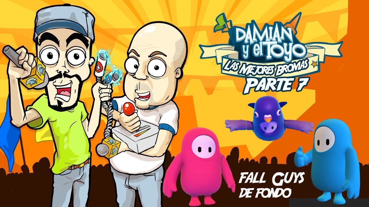 Las mejores bromas telefonicas de Damian y el Toyo #7 / De fondo Fall Guys - por Eliso