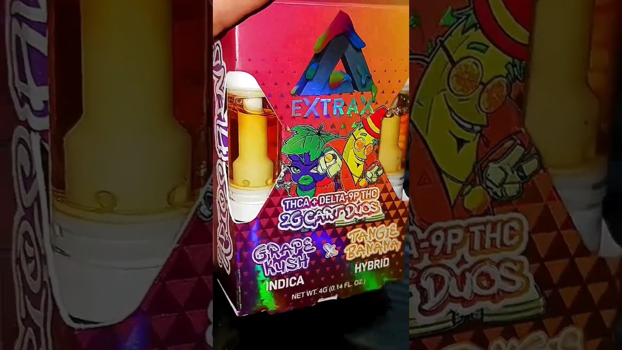 Delta Extrax Adios Blend Duo Carts 2g | Berry Pie + Apple Fritter | Grape Kush + Tangie Banana Thca
