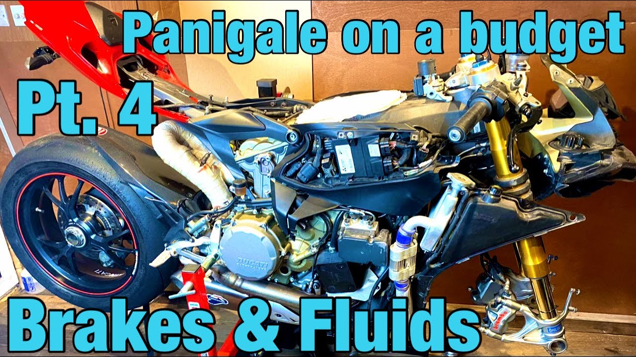Ducati Panigale on a BUDGET Part 4 - Brakes and Fluids