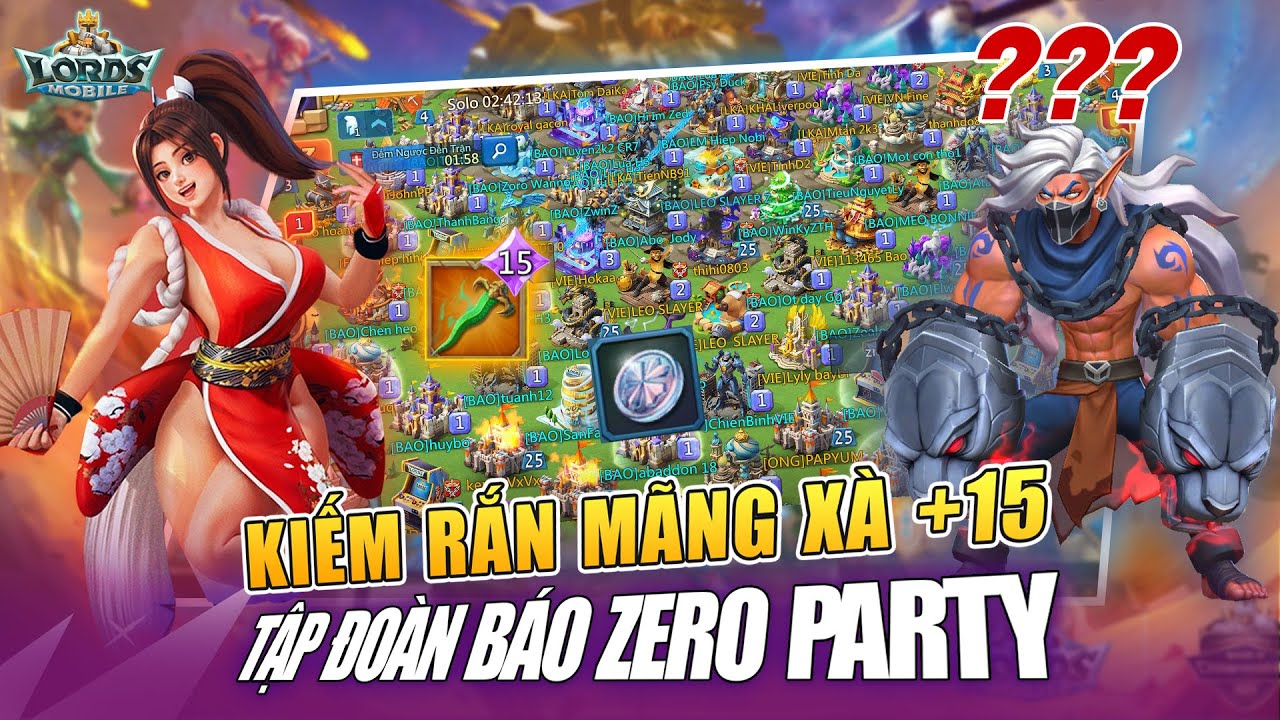 Đua Top Bảng Tử Thần Lords Mobile Với Kèo Căng CỰC GẮT