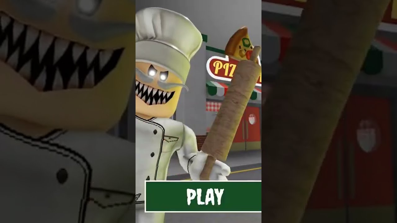 Escapando da Pizzaria em 10 segundos 😳 #roblox #shorts