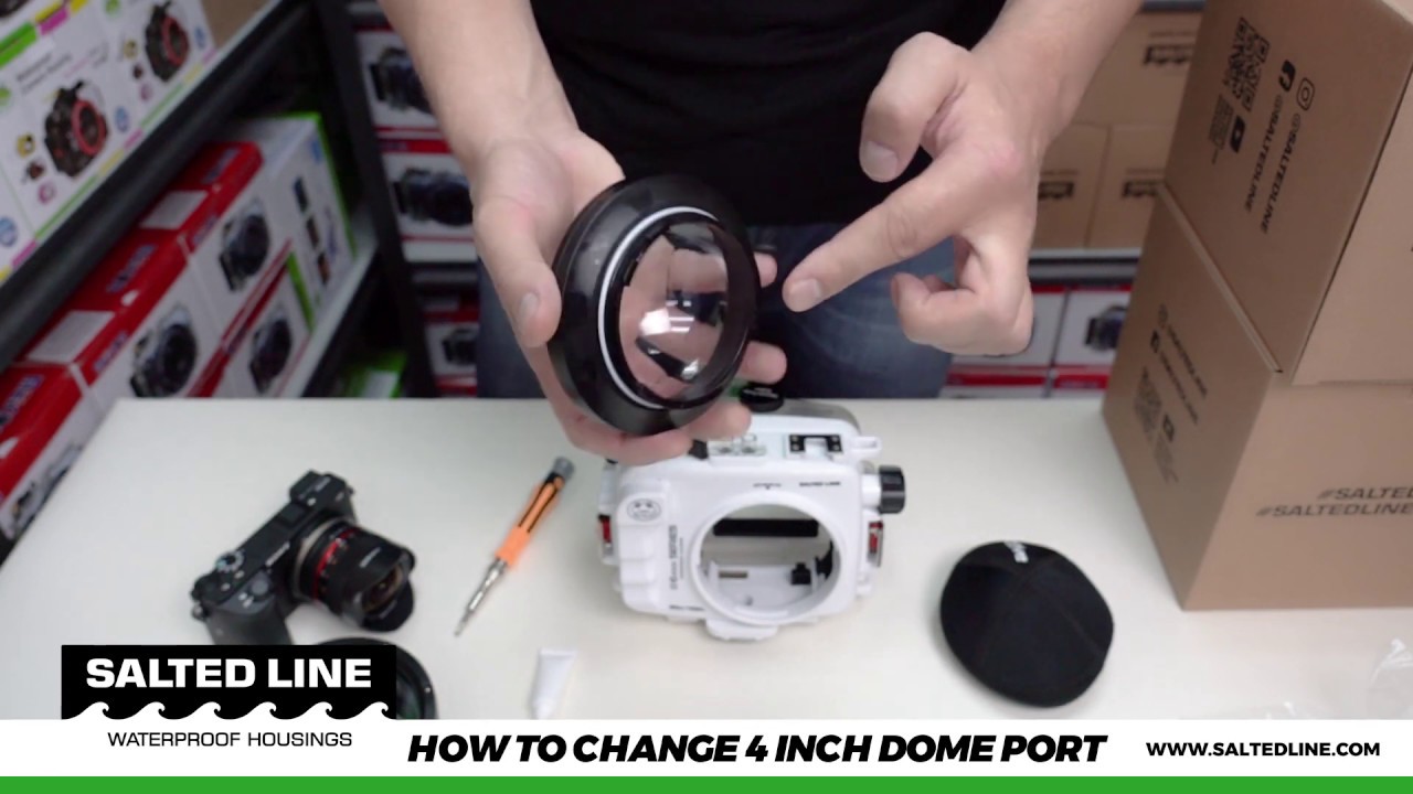 HOW TO change standard port to 4 inch dome port