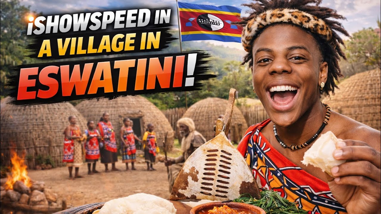 Ishowspeed visits a village in Eswatini 🇸🇿 