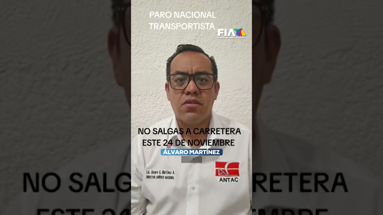 &iexcl;Mucha atenci&oacute;n! 🚗🚌🚨 Transportistas convocan a Paro Nacional el 24 de noviembre