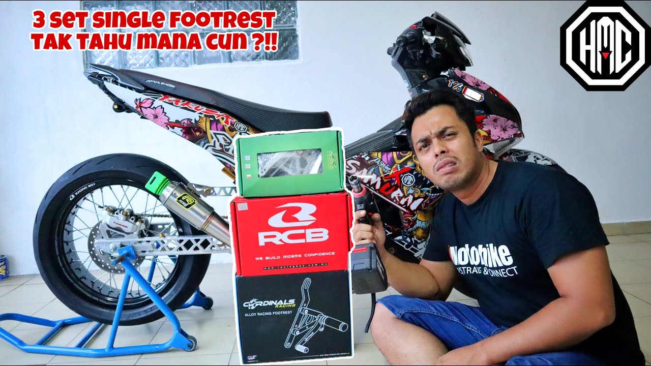 habis duit AKU beli 3 set SINGLE FOOTREST  |  Project Ysuku TAYAR BESAR Part III