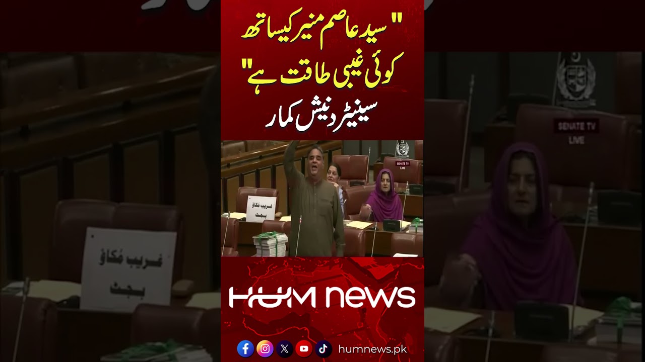 Senator Danesh Kumar's Remarks About Field Marshal Asim Munir | Hum News | Pakistan