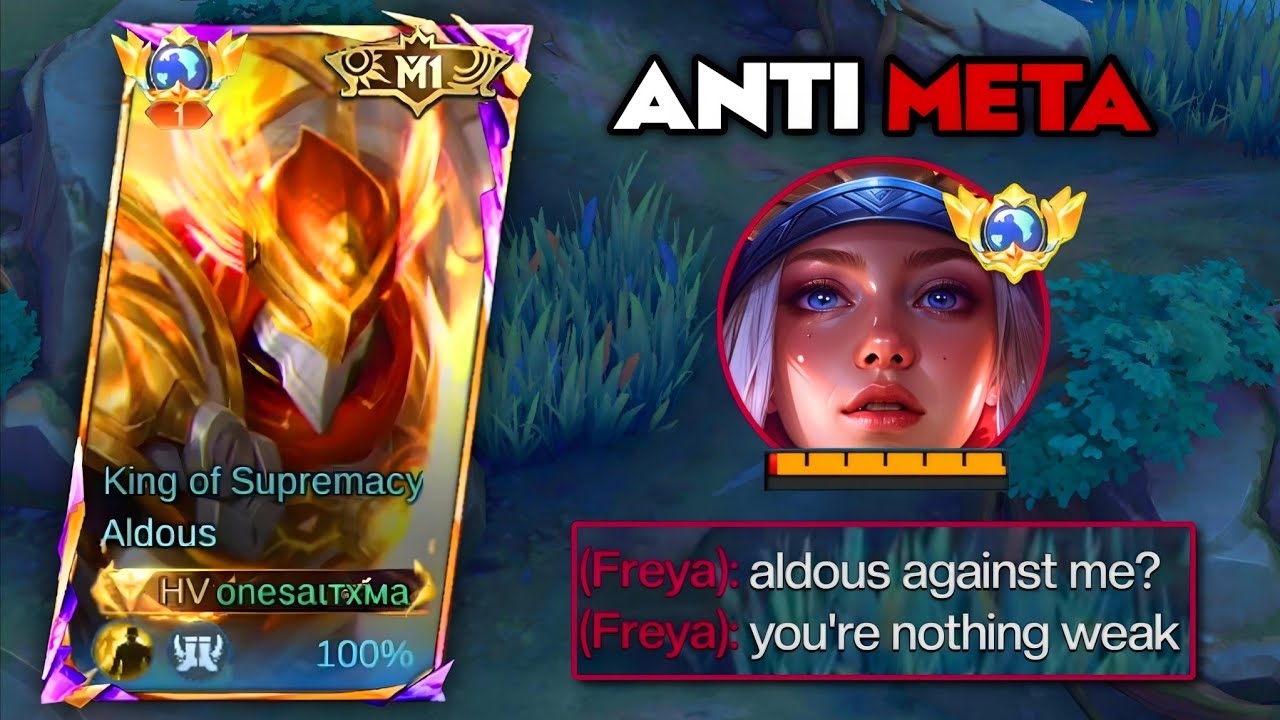 THIS TRASHTALKER META FREYA UNDERESTIMATED MY ALDOUS SO I DID THIS...!!🔥 (TRASHTALK GONE WRONG)