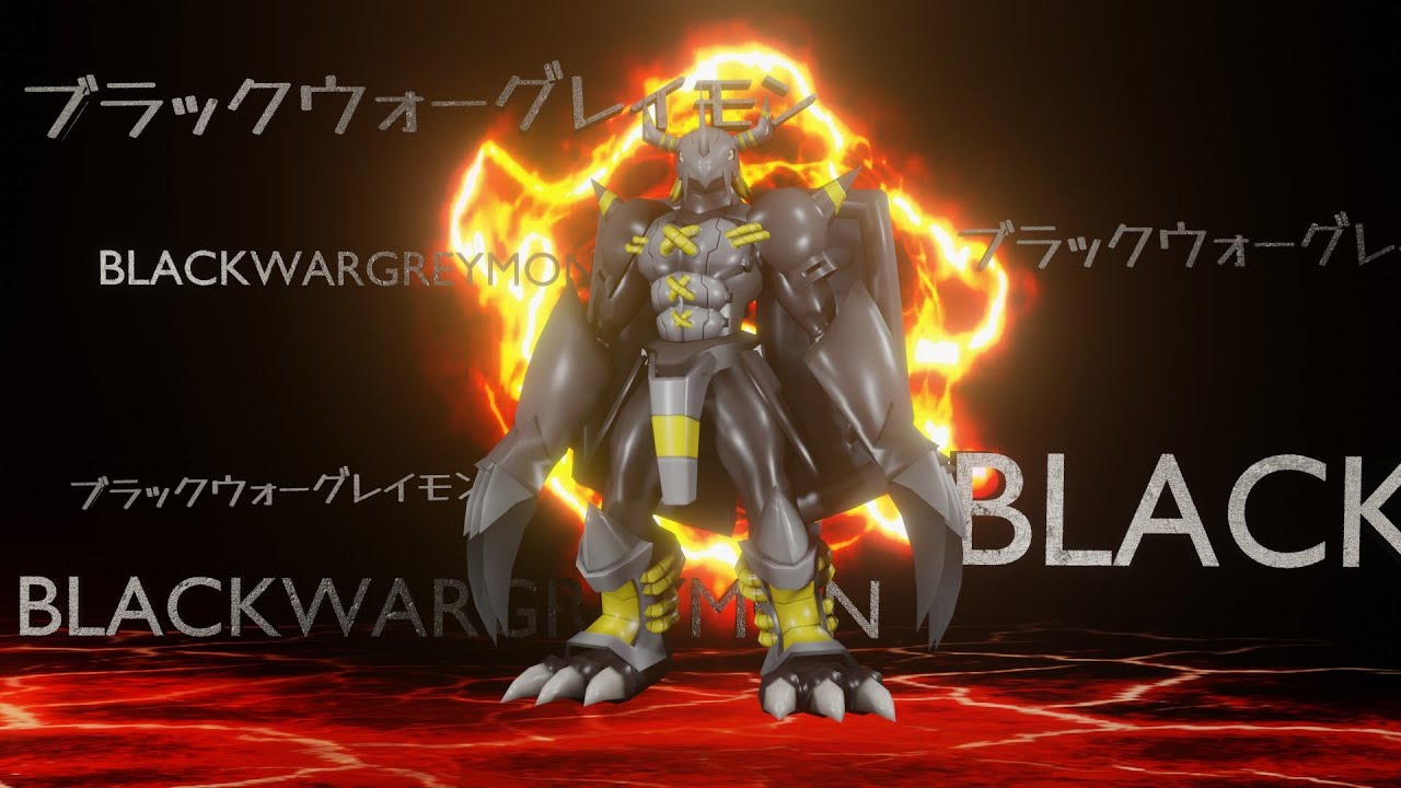 Blackwargreymon (ブラックウォーグレイモン) Warp Evolution