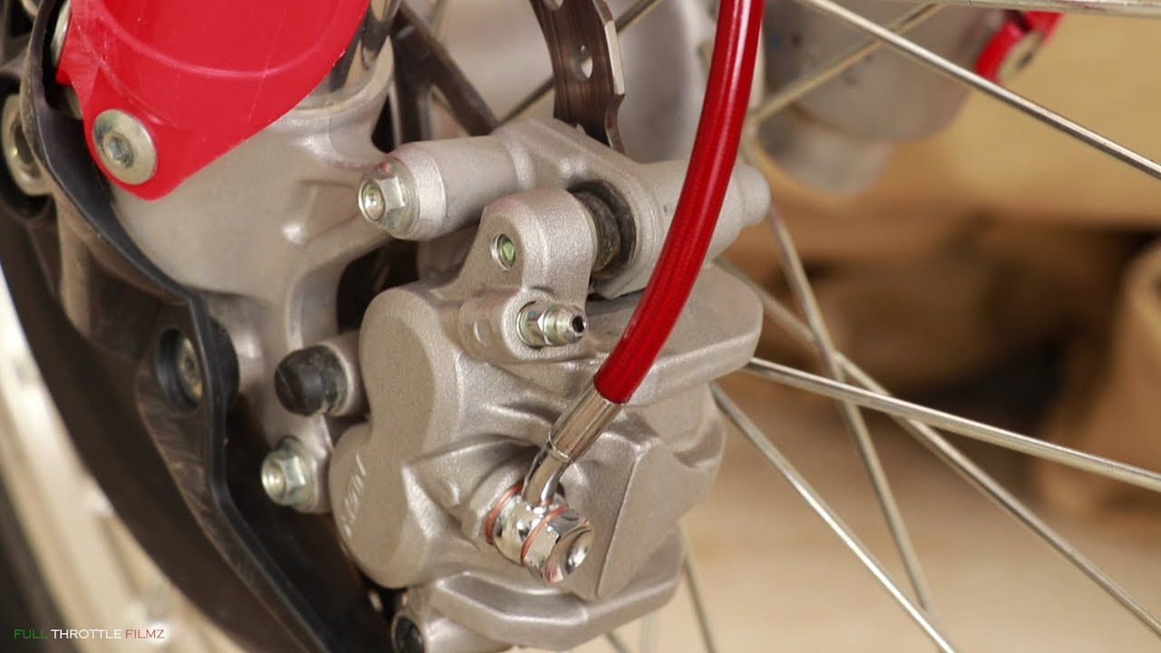 Ep 3: 2018 CRF450R RACE BIKE BUILD (Brake Lines & New Fluid)