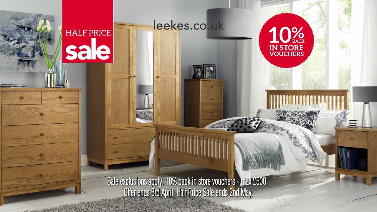 Leekes Half Price Sale 10% Back In Sale Vouchers Ends Soon