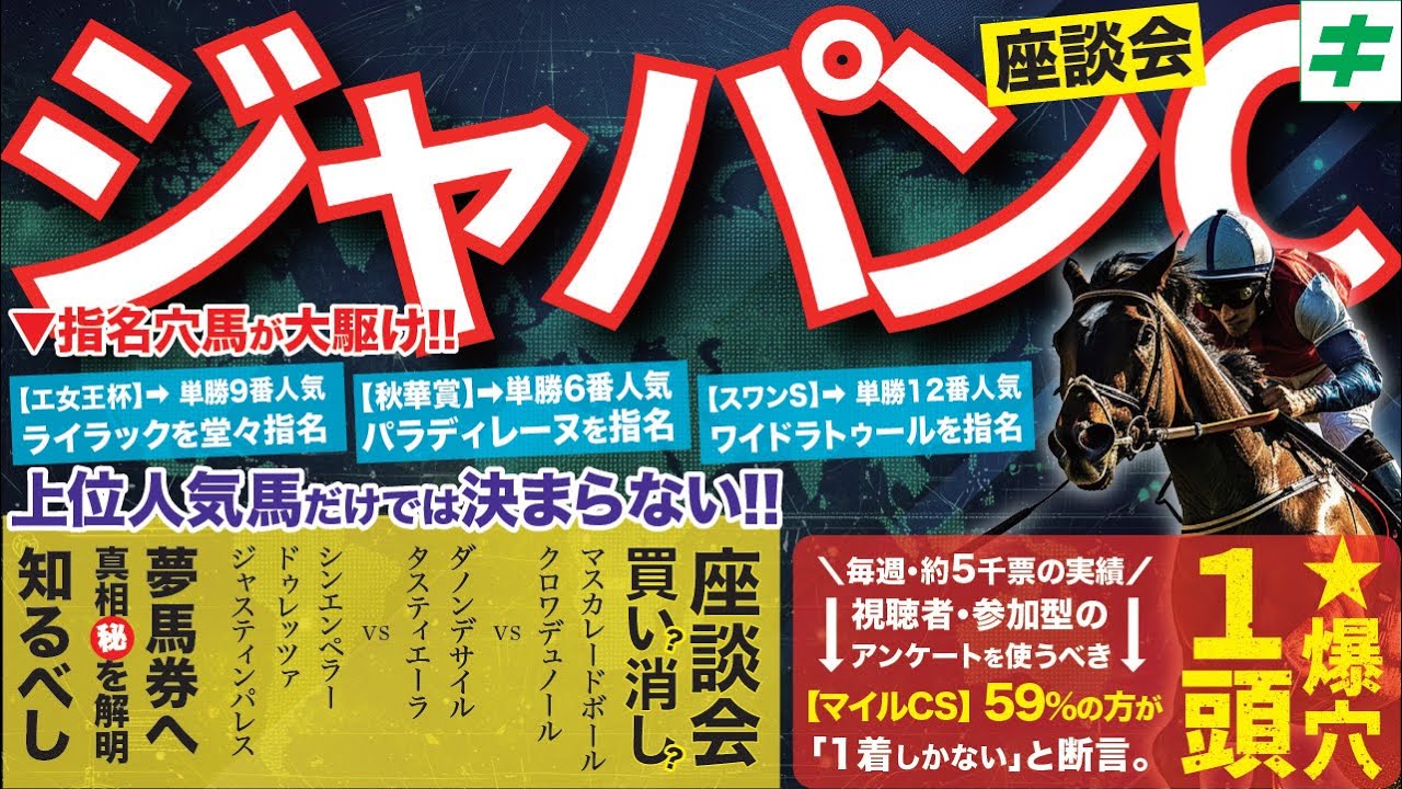【４連覇へ！】ジャパンカップ 2025【予想/穴馬】マスカレードボールを脅かす自信の馬とは！？外国馬カランダガンは本当に買い！？