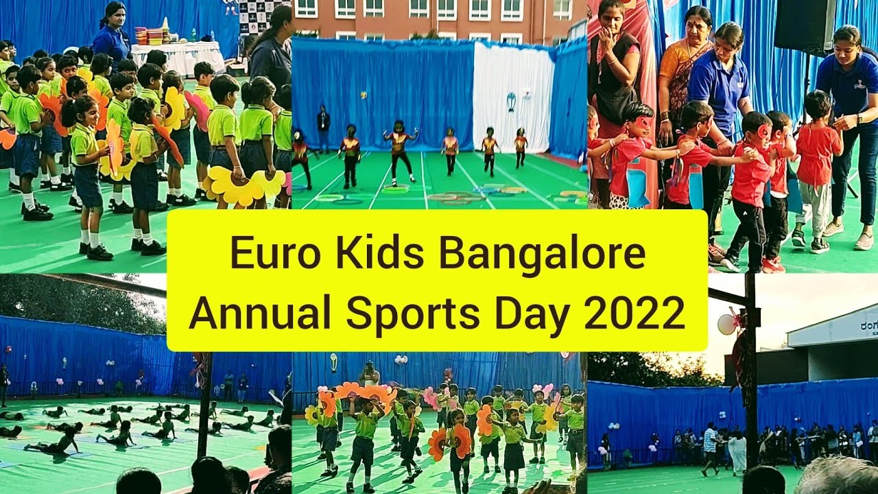 Euro Kids Bangalore Annual Sports Day 2022 Celebration🥰#EuroKids Health Is Wealth Day Celebration