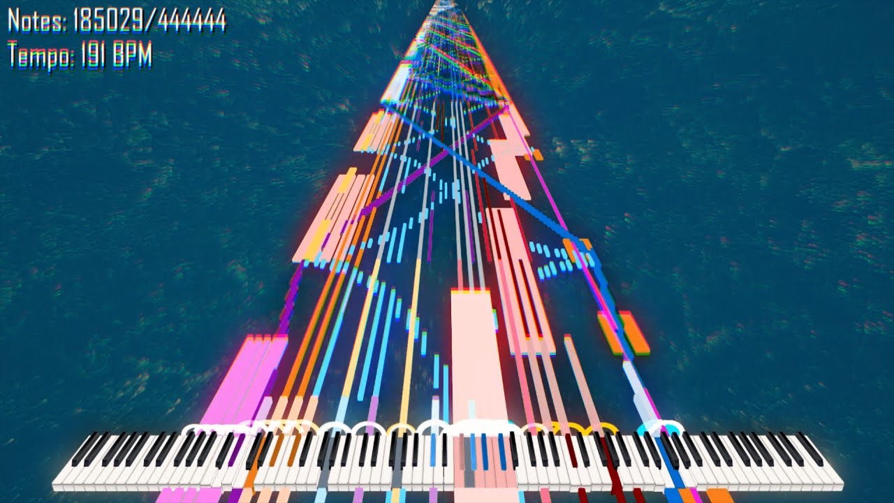 [Black MIDI] xi - Halcyon | 444,444 Notes | Han SeRin & Trina Lydia