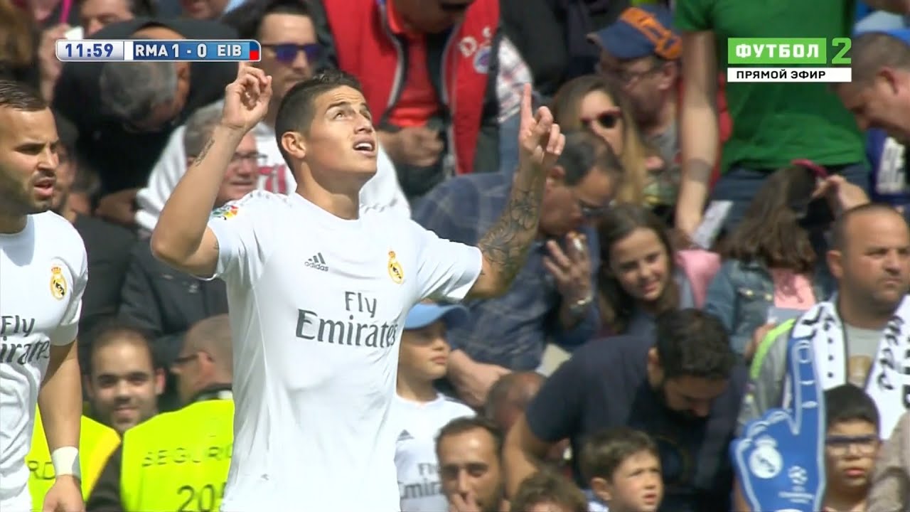 James Rodriguez vs SD Eibar (H) 15-16 HD 1080i  by JamesR10™