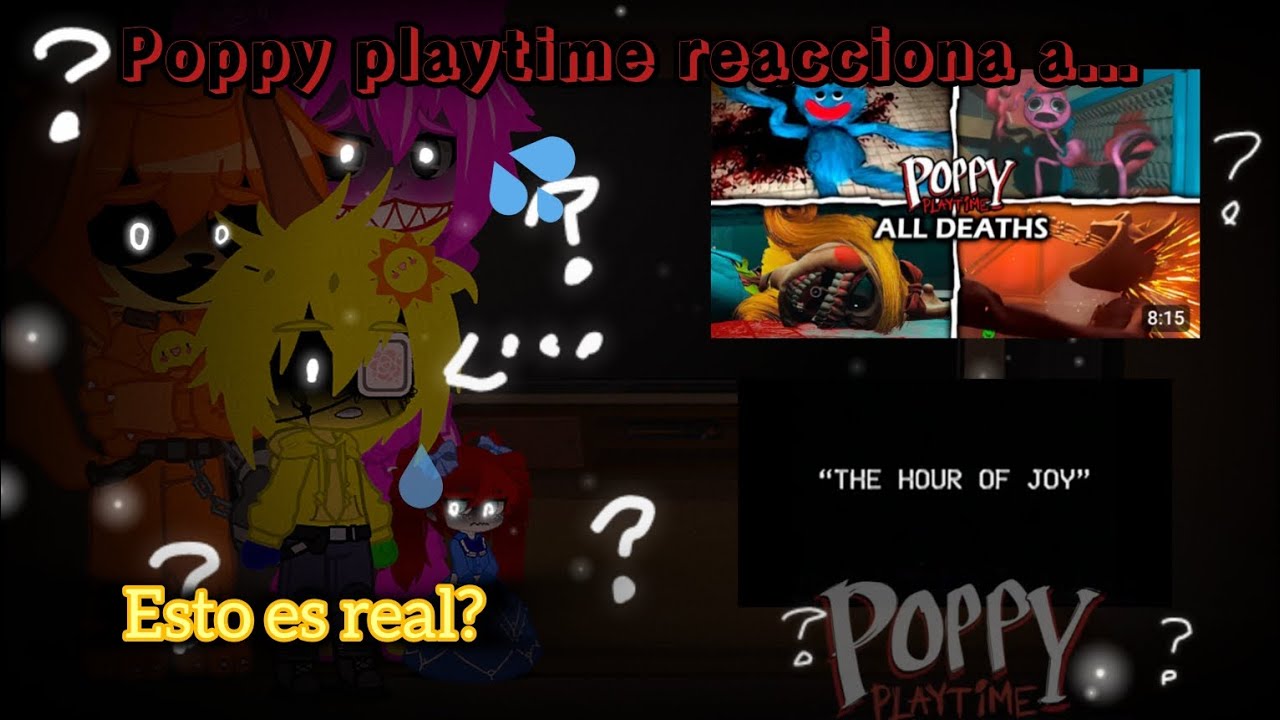 ♦️Poppy playtime reacciona a todas sus muertes y a la hora de la alegría y el experimento 1166♠️