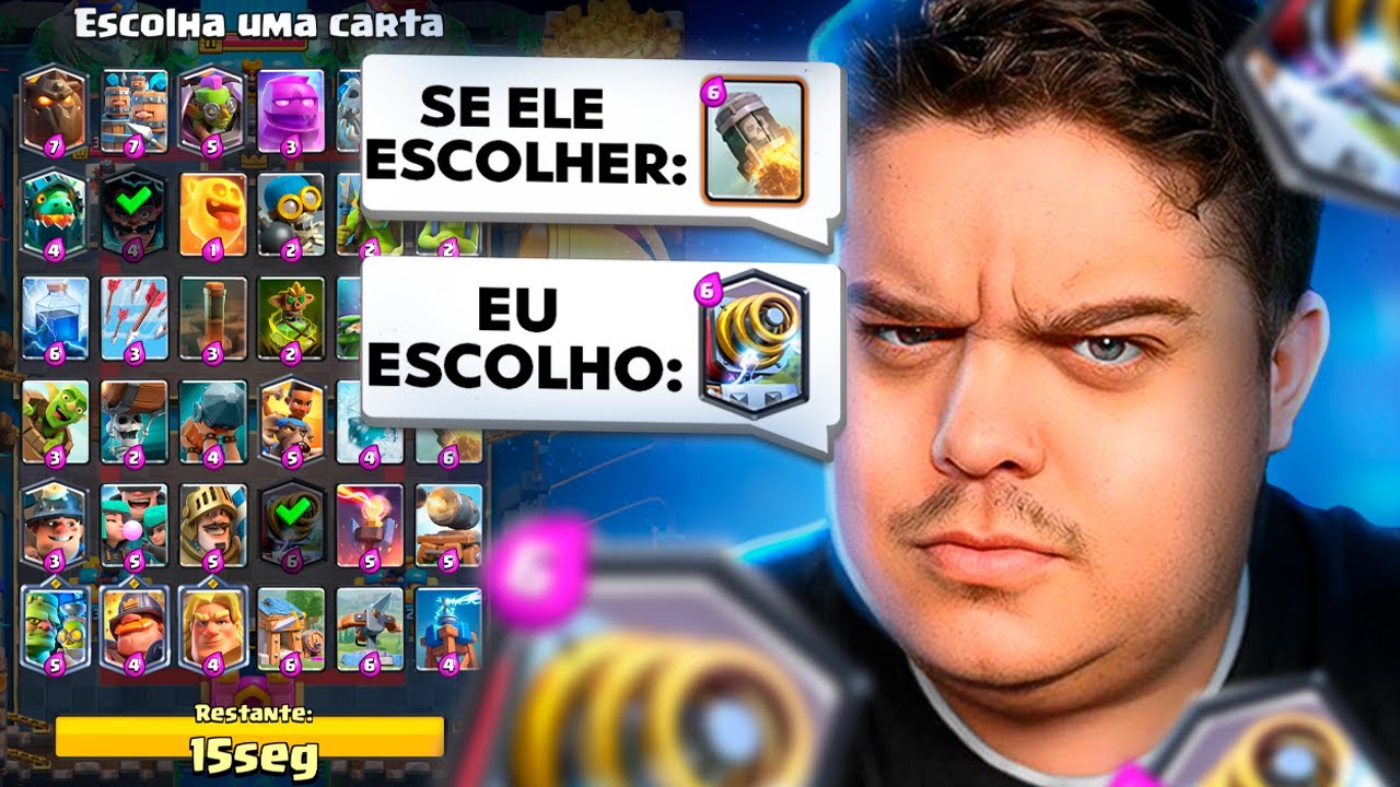 TENTEI PERDER DANDO FULL COUNTER NAS CARTAS PRO MEU OPONENTE!