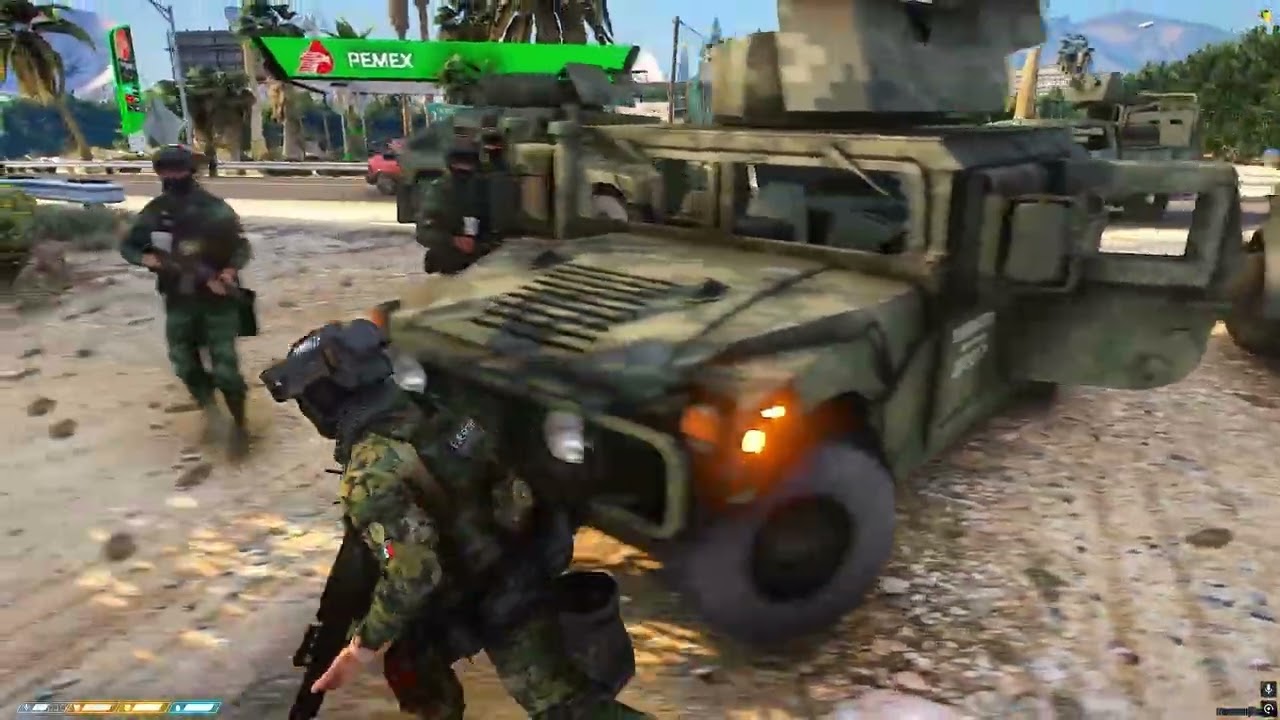 Ejercito mexicano vs narcs