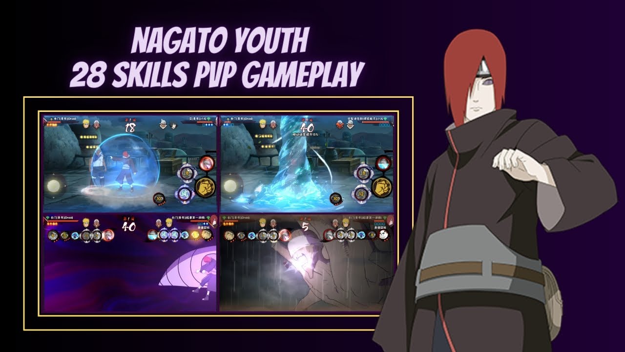 Nagato Youth Is A Menace | 28 Skills & PvP Gameplay | Naruto Mobile
