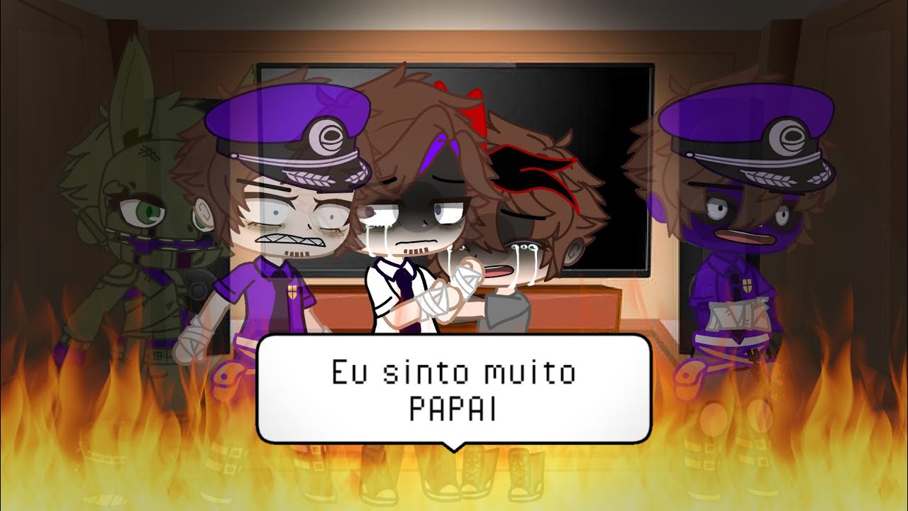 Fam&iacute;lia Afton e Emily's reagindo ao Rap de FNaF Parte 2/2(Isso acaba aqui)
