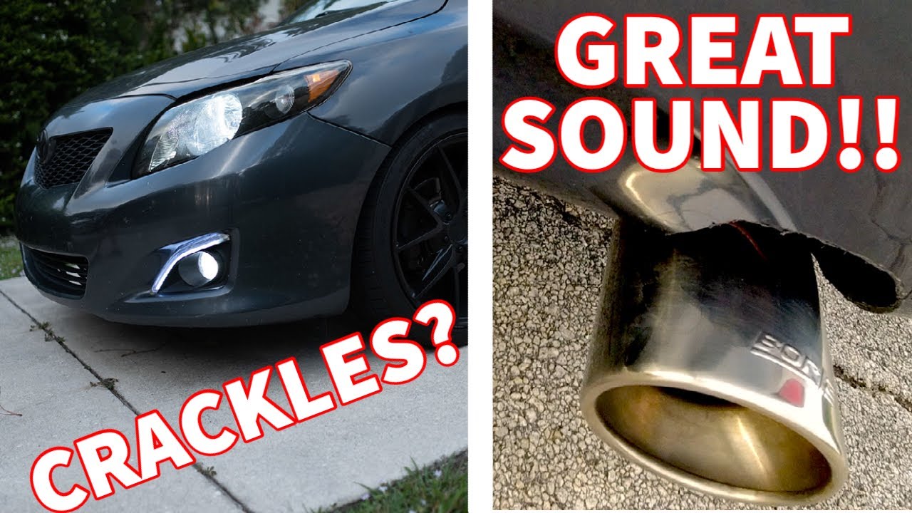 INSTALLING BORLA EXHAUST ON TOYOTA COROLLA