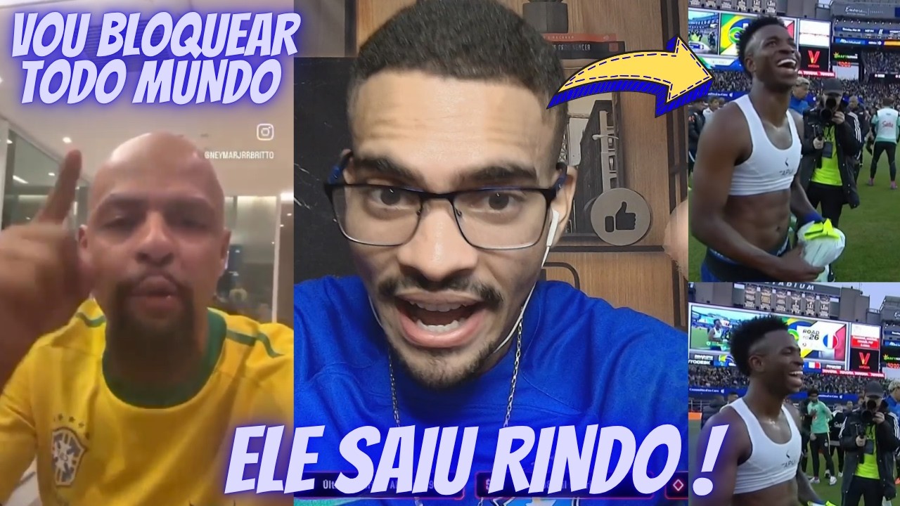 🤬🤬🤬🤬DESAPARE&Ccedil;A DA SELE&Ccedil;&Atilde;O BRASILEIRA VIN&Iacute;CIUS J&Uacute;NIOR ! FELIPE MELO APELA POR NEYMAR NA SELE&Ccedil;&Atilde;O