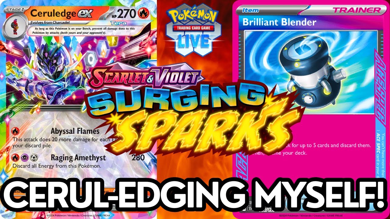 Ceruledge ex is the BEST new deck from Surging Sparks!