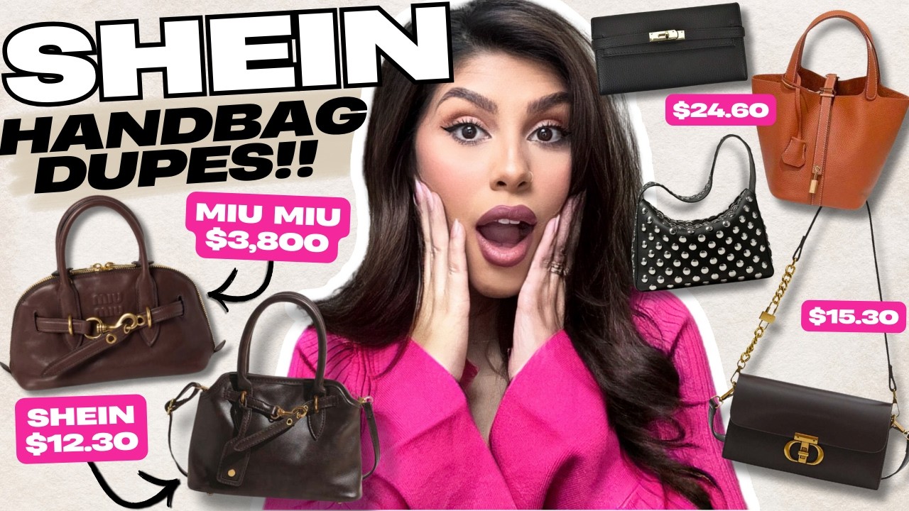 THESE SHEIN FINDS ARE INSANE! 🤯 DESIGNER DUPE HANDBAGS‼️ ON TREND HANDBAGS FOR 2025!!