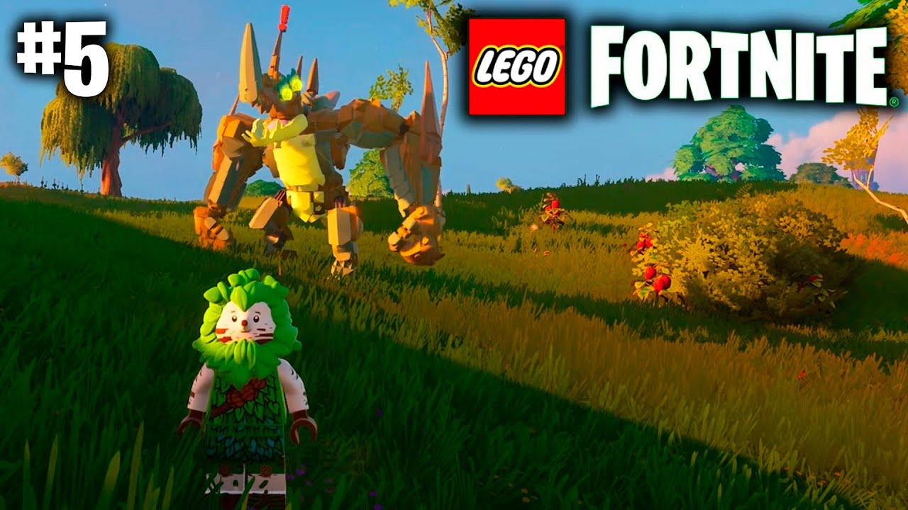 MATAMOS AL BRUTOSAURIO Y VAMOS A LAS MINAS DEL DESIERTO 🔥| LEGO X FORTNITE