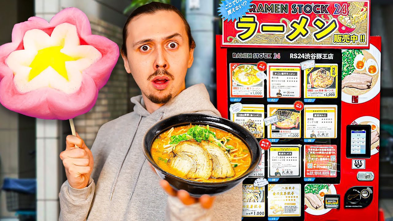 Je teste des distributeurs insolites au Japon