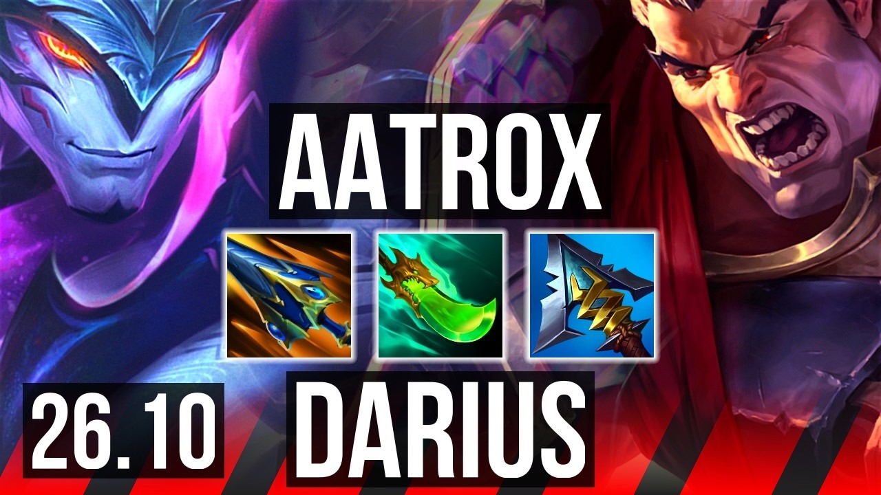 AATROX vs DARIUS (TOP) | Good KDA: 15/2/4 | KR Master | 26.10