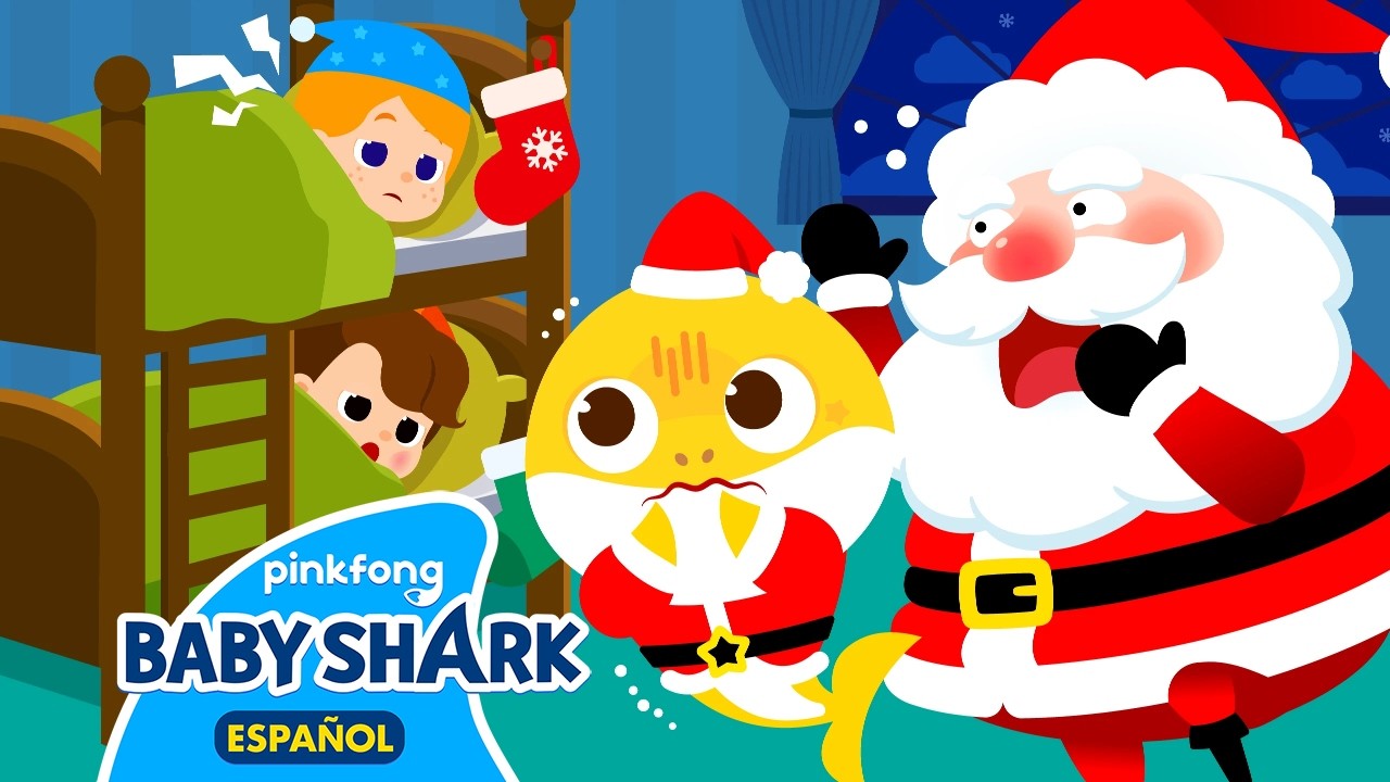 Misi&oacute;n: Entrega Navide&ntilde;a de Tibur&oacute;n Beb&eacute; y Pap&aacute; Noel | Baby Shark Navidad | Baby Shark en espa&ntilde;ol